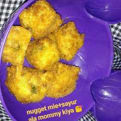 A picture of Nugget Mie dan Sayur.