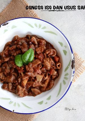 Foto resep Gongso Iso dan Usus Sapi Khas Jogja