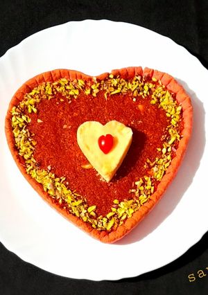 A picture of Carrot Halwa Tart.