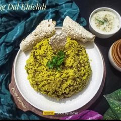 A picture of Simple Green Moong Dal Khichdi.