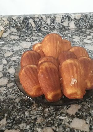 Una foto de Madeleines de limón
