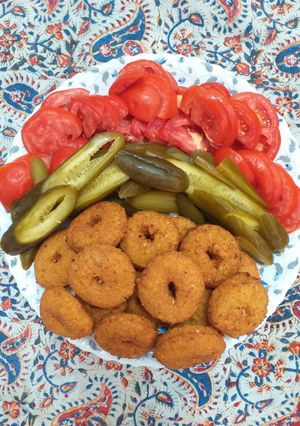 عکسی از دستور فلافل پفکی 👩‍🍳👩‍🍳