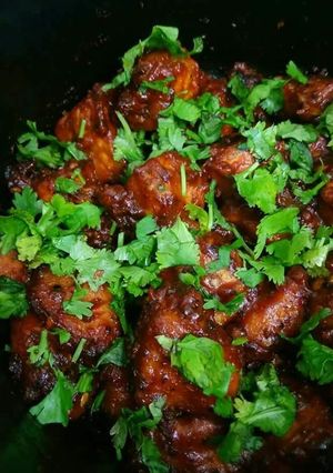 A picture of Schezwan Chicken Dry.