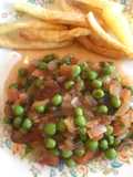Estofado de carne con chícharos
