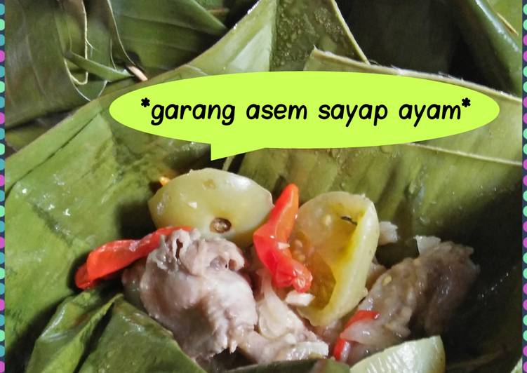 Resep Garang Asem Sayap Ayam Oleh Ati Dewanthi Cookpad