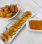 Recipe Crispy potato wedges with spicy mango sauce which Delicious