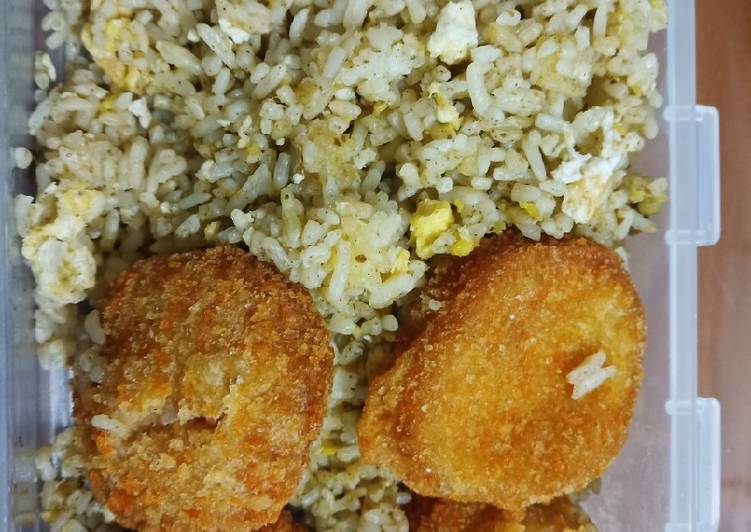 Bekal nasi goreng si pemalas / irit / anak kost