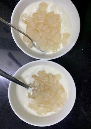 Hình của món Sữa chua trân châu.