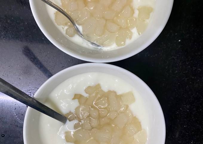Cách làm sữa chua trân châu Hạ Long chuẩn vị