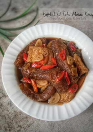 Foto resep Rambak & Tahu Masak Kecap