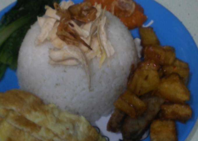 Nasi gurih rice cooker