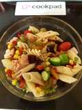 My Veggie, Salad, Chicken & Pasta. 😃