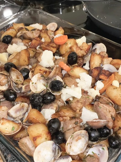Foto de Carne de Porco à Alentejana