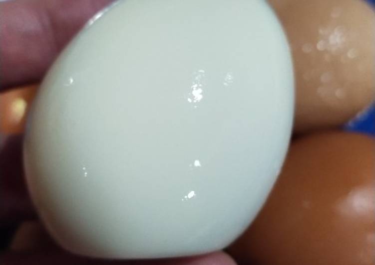 Telur rebus bulat, recook dr mb Yulistia Damayanti