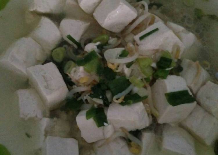 Resep Sup tahu sederhana, Lezat