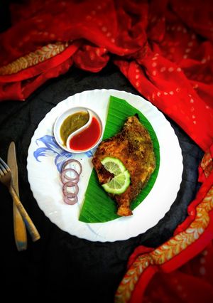 স্টাফড্ পমফ্রেট ফ্রাই (stuffed pomfret fry recipe in Bengali) রেসিপির প্রধান ছবি