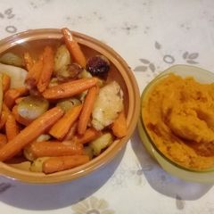 A picture of Roasted vegetables.