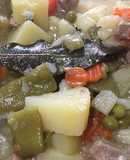 143. Ragout de ternera con menestra