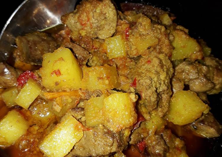 Sambelan Kentang Ati Ayam (non santan) #BikinRamadanBerkesan
