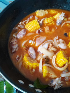 Foto resep Cumi udang saos padang