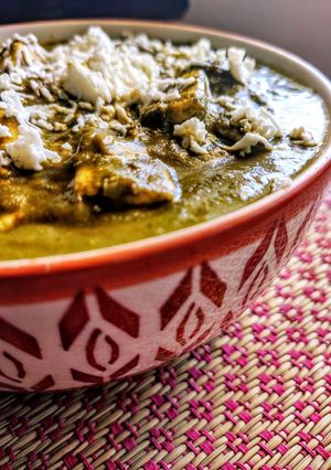 A picture of Dhaba Style Palak Paneer.