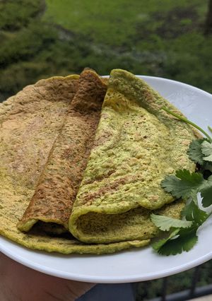 A picture of Moong Dosa.