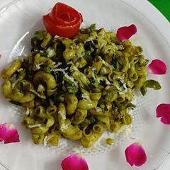 A picture of Hariyali pasta.