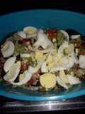 Ensalada Mixta con porotos colorados