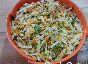 A picture of Raw Papaya Kosambari/Karnataka's Lentil Salad.