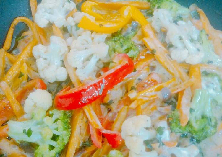 Recipe of Quick Vegetables stir-fry- Abujamoms