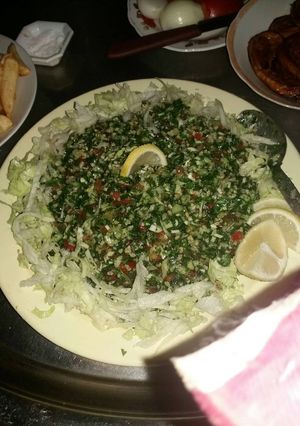 صورة لوصفة تبولة سورية