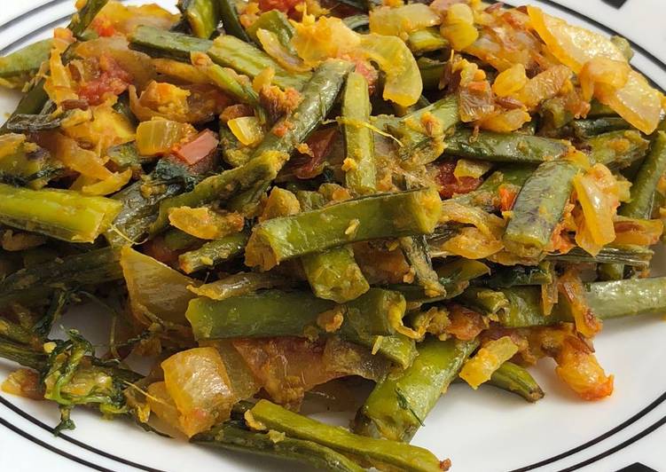 Recipe of Any-night-of-the-week Gawar Phali ki Sabzi