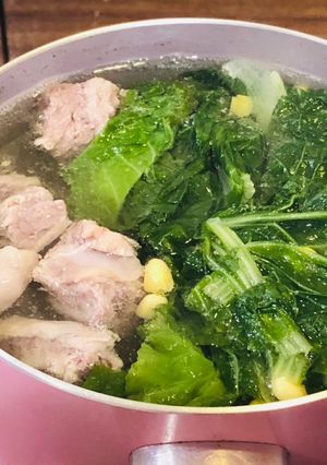 青菜牛肉湯 的食譜成品照片