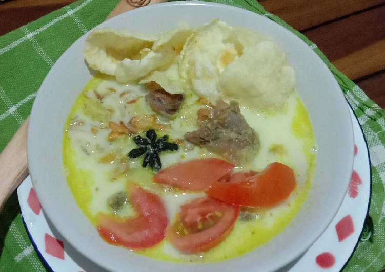 Soto betawi susu ala aku