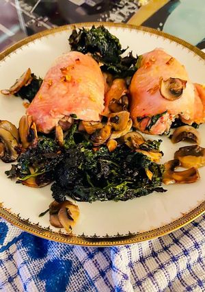 Foto di Pollo e funghi