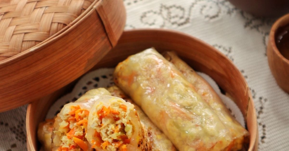 Lumpia Rice Paper Isi Tahu dan Sayur