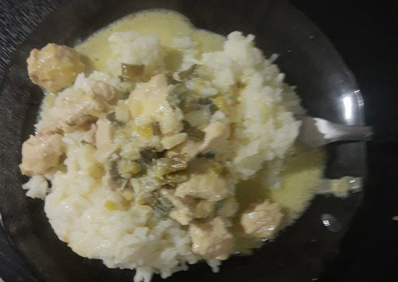 Pollo al verdeo