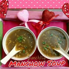 A picture of Manchow soup.