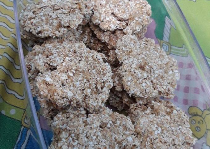 Banana oat cookie