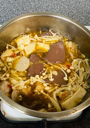 麻辣鴨血 的食譜成品照片