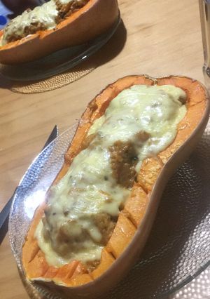 Una foto de Zapallo relleno