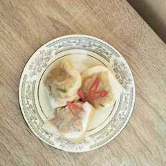 A picture of Tahu Bakso Dengan Ayam.