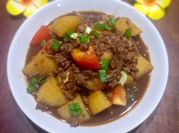 Gambar semur daging sapi giling untuk anak