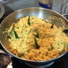 A picture of Simple yet Healthy & Yummiest 😋 One-Pot Peas Pulao.