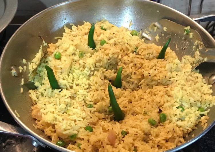 Step-by-Step Guide to Make Any-night-of-the-week Simple yet Healthy &amp; Yummiest 😋 One-Pot Peas Pulao