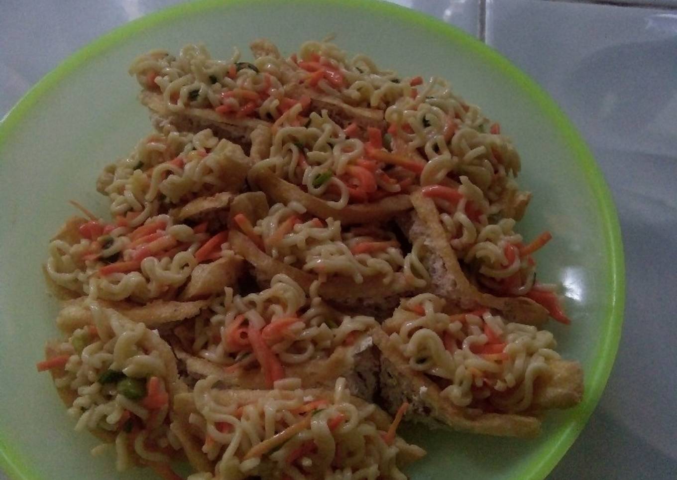 Tahu walik mie sayur