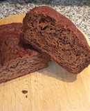 Bizcocho de plátanos y chocolate sin gluten en Amasadora