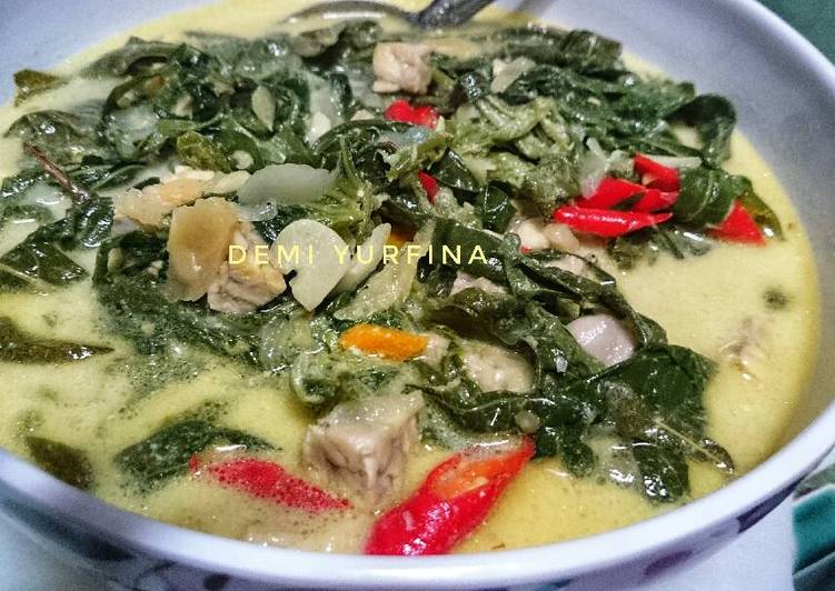Resep masakan Lodeh Daun Singkong Tempe | Cara Membuat Lodeh Daun Singkong Tempe Yang Enak Banget