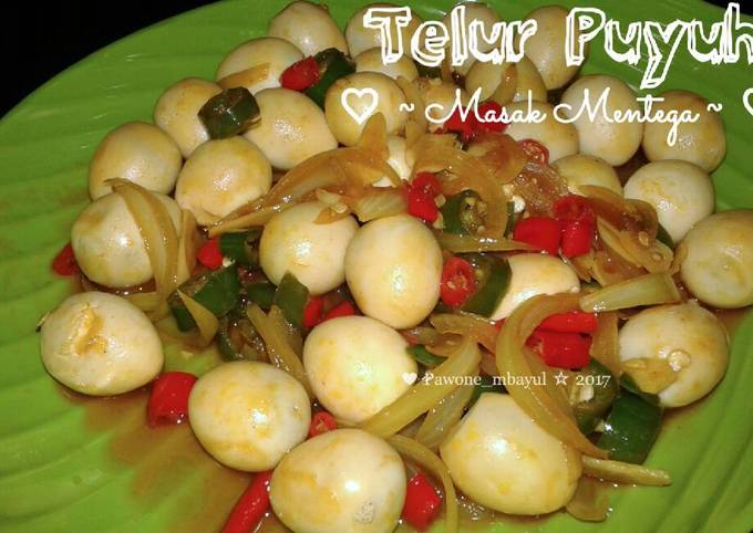 Telur Puyuh Masak Mentega