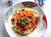 Gambar spageti bolognese simple